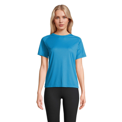 Picture of VORTEX LADIES RAGLAN TEE SHIRT in Blue