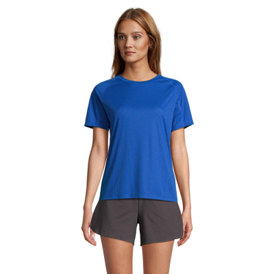 Picture of VORTEX LADIES RAGLAN TEE SHIRT in Blue