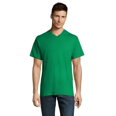 Picture of VICTORY V-NECK TEE SHIRT 150 in Green