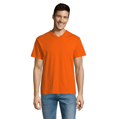 Picture of VICTORY V-NECK TEE SHIRT 150 in Orange
