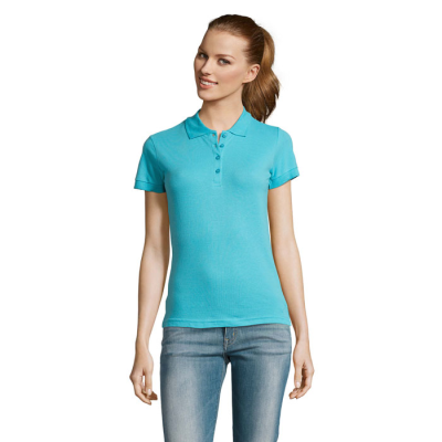 Picture of PASSION LADIES POLO 170G in Blue.