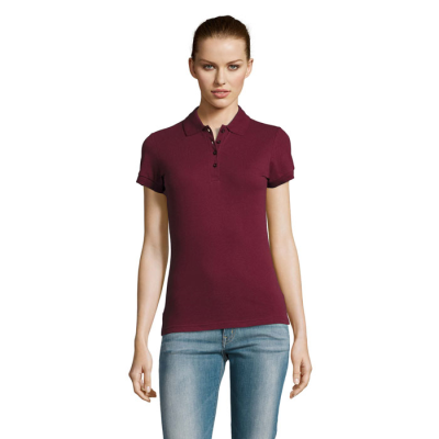 Picture of PASSION LADIES POLO 170G in Brown.