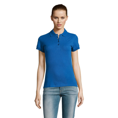 Picture of PASSION LADIES POLO 170G in Blue.