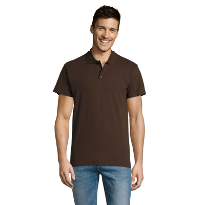 Picture of SUMMER II MEN POLO 170G in Brown.