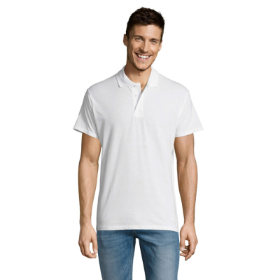 Picture of SUMMER II MEN POLO 170G in White.