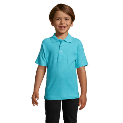 Picture of SUMMER II CHILDRENS POLO 170G in Blue