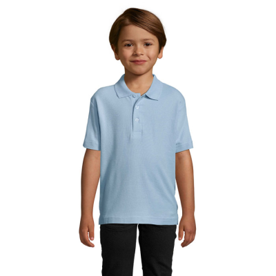 Picture of SUMMER II CHILDRENS POLO 170G in Blue