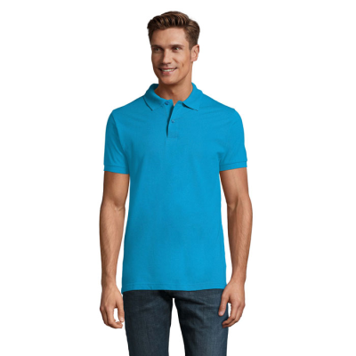 Picture of PERFECT MEN POLO 180G in Blue.