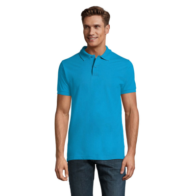 Picture of PERFECT MEN POLO 180G in Blue