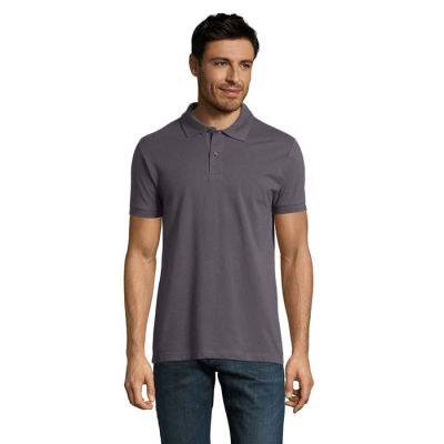 Picture of PERFECT MEN POLO 180G in Grey