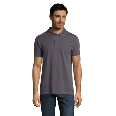 Picture of PERFECT MEN POLO 180G in Grey.