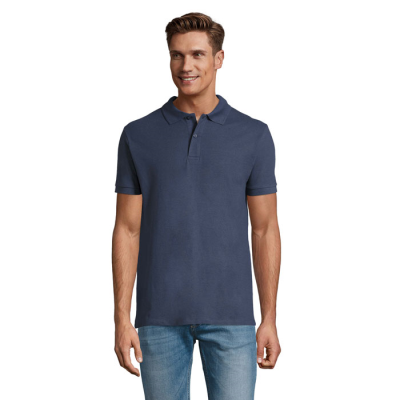 Picture of PERFECT MEN POLO 180G in Blue.