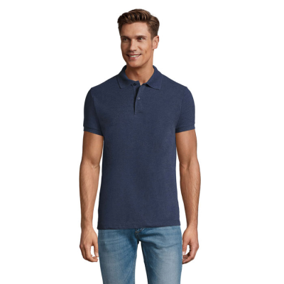 Picture of PERFECT MEN POLO 180G in Blue.