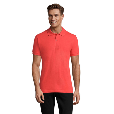 Picture of PERFECT MEN POLO 180G in Red.