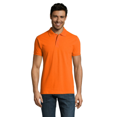 Picture of PERFECT MEN POLO 180G in Orange.