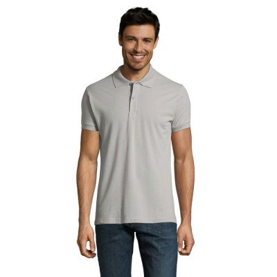 Picture of PERFECT MEN POLO 180G in Grey.