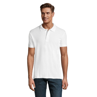 Picture of PERFECT MEN POLO 180G in White