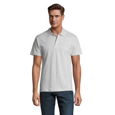 Picture of SPRING II MEN POLO 210G in White.