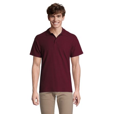 Picture of SPRING II MEN POLO 210G in Brown.