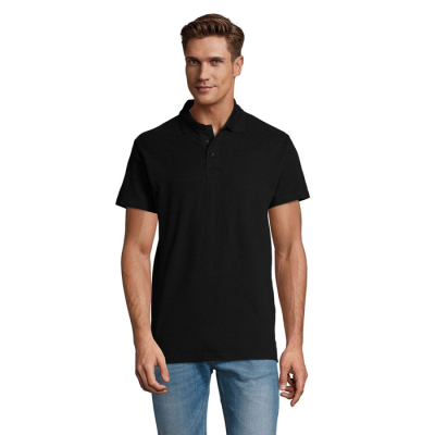 Picture of SPRING II MEN POLO 210G in Black.
