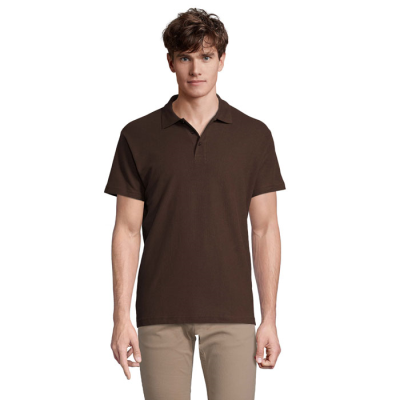 Picture of SPRING II MEN POLO 210G in Brown