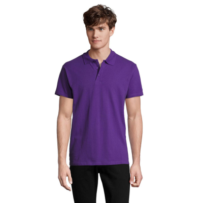 Picture of SPRING II MEN POLO 210G in Purple.