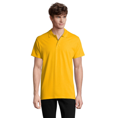 Picture of SPRING II MEN POLO 210G in Gold.