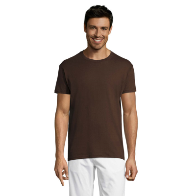 Picture of REGENT UNI TEE SHIRT 150G in Brown