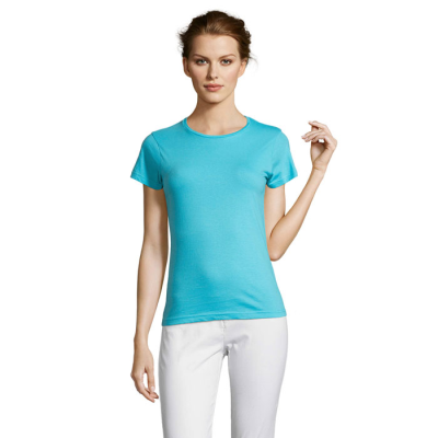 Picture of MISS LADIES TEE SHIRT 150G in Blue