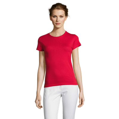 Picture of MISS LADIES TEE SHIRT 150G in Red