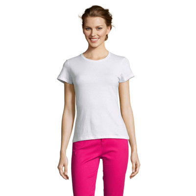 Picture of MISS LADIES TEE SHIRT 150G in White