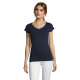 Picture of MOON WOMENS V-NECK TEE SHIRT in Blue