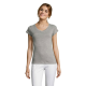 Picture of MOON WOMENS V-NECK TEE SHIRT in Grey