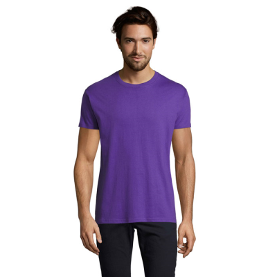 Picture of IMPERIAL MEN TEE SHIRT 190G in Purple.