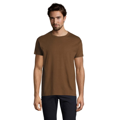 Picture of IMPERIAL MEN TEE SHIRT 190G in Brown.