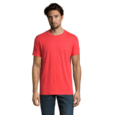 Picture of IMPERIAL MEN TEE SHIRT 190G in Red.