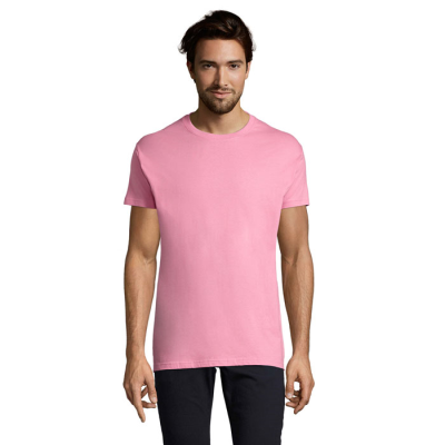 Picture of IMPERIAL MEN TEE SHIRT 190G in Pink.