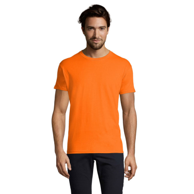 Picture of IMPERIAL MEN TEE SHIRT 190G in Orange.