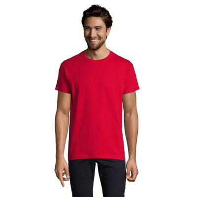 Picture of IMPERIAL MEN TEE SHIRT 190G in Red.