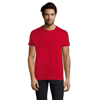 Picture of IMPERIAL MEN TEE SHIRT 190G in Red.