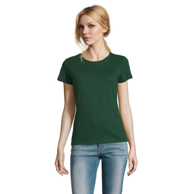 Picture of IMPERIAL LADIES TEE SHIRT 190G in Green.