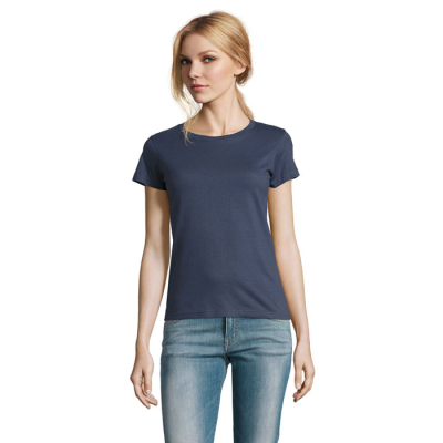 Picture of IMPERIAL LADIES TEE SHIRT 190G in Blue