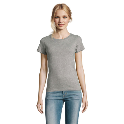 Picture of IMPERIAL LADIES TEE SHIRT 190G in Grey.