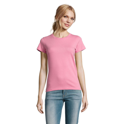 Picture of IMPERIAL LADIES TEE SHIRT 190G in Pink.