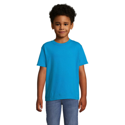 Picture of IMPERIAL CHILDRENS TEE SHIRT 190 in Blue