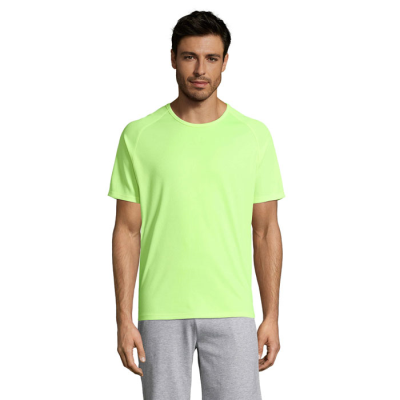Picture of SPORTY MEN TEE SHIRT in Yellow.