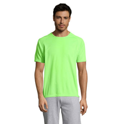 Picture of SPORTY MEN TEE SHIRT in Green.