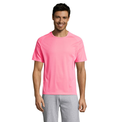 Picture of SPORTY MEN TEE SHIRT in Pink.