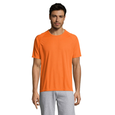 Picture of SPORTY MEN TEE SHIRT in Orange