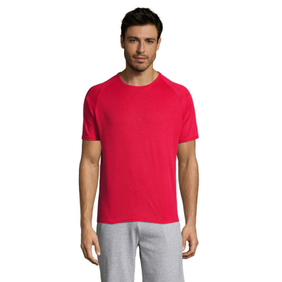 Picture of SPORTY MEN TEE SHIRT in Red.